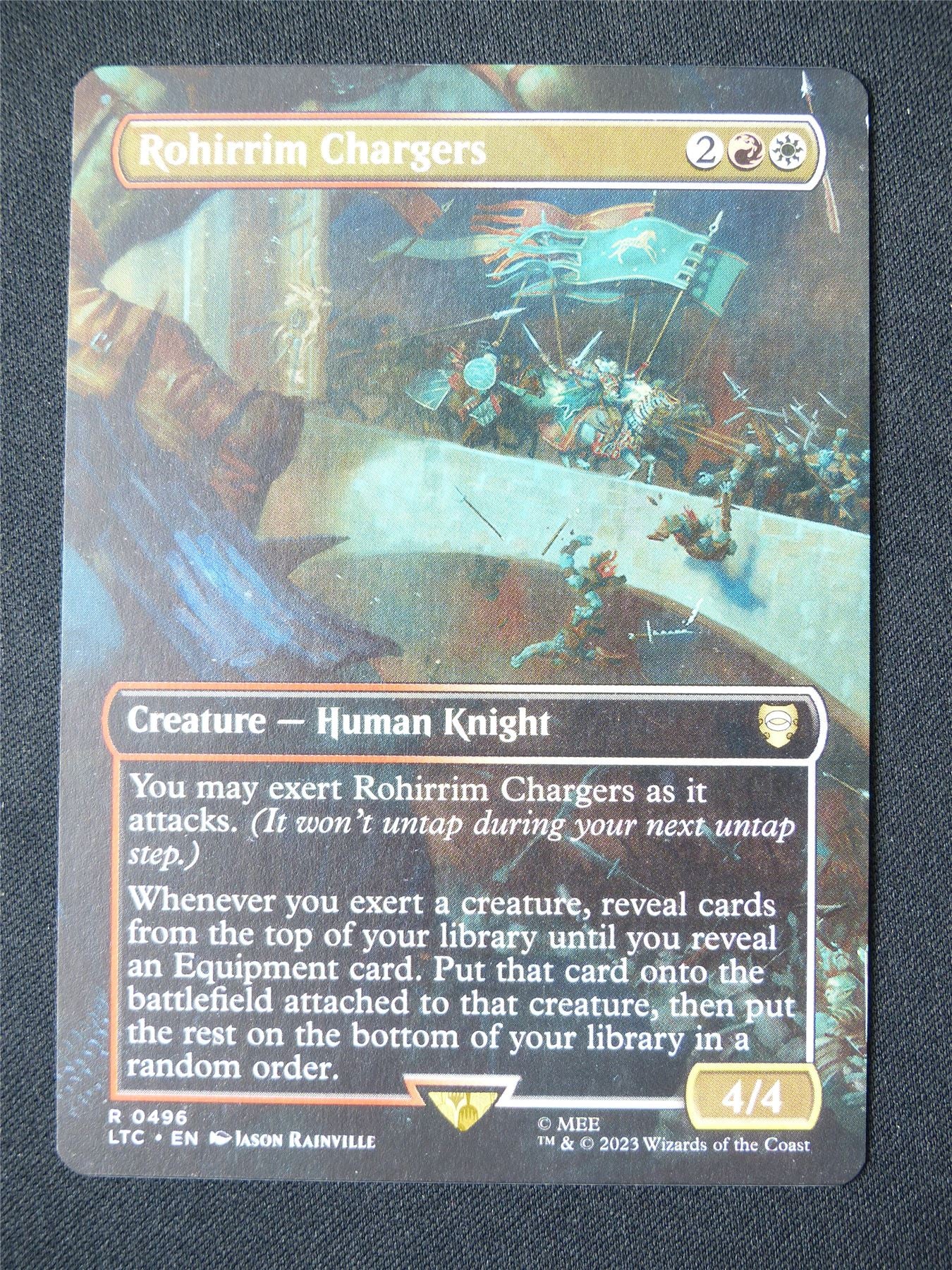 Rohirrim Chargers Borderless - LTC - Mtg Card #34A