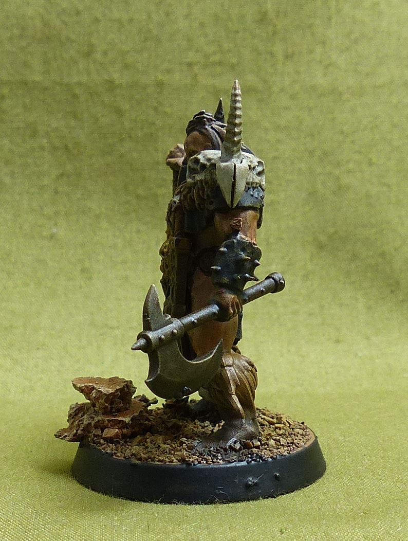 Darkoath Chieftain painted - Slaves to Darkness - Warhammer AoS #17E