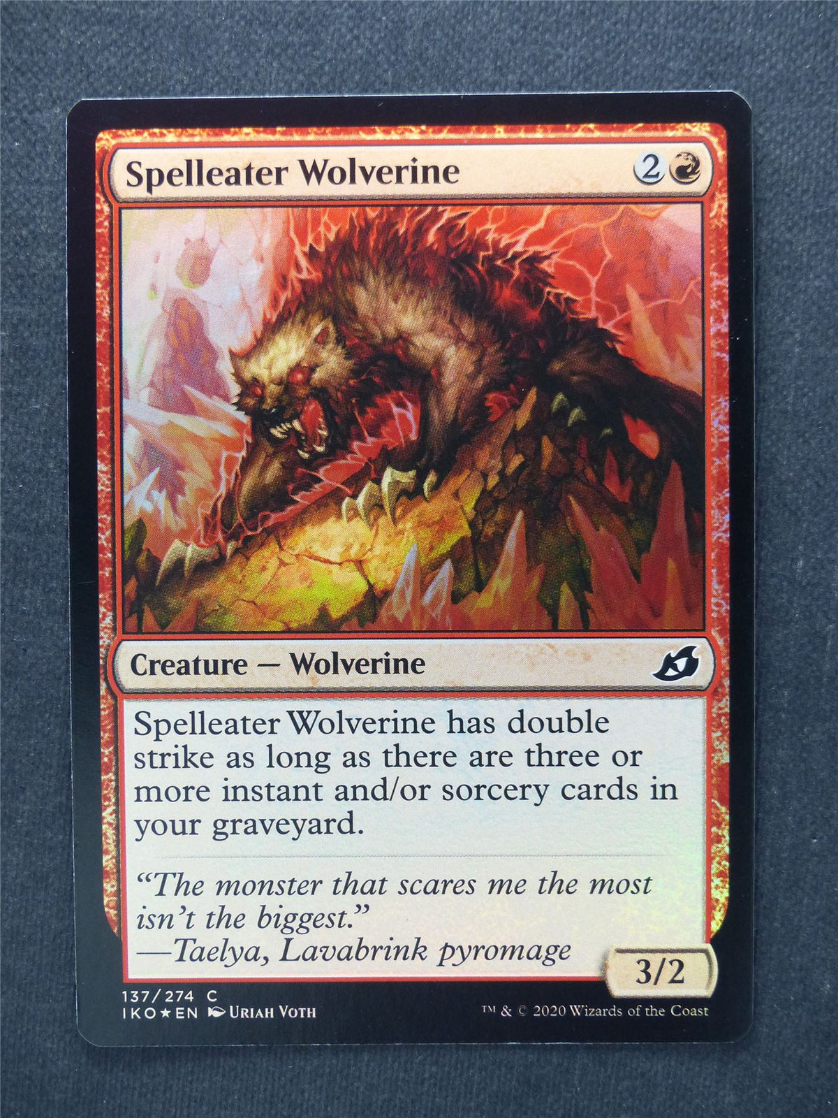 Spelleater Wolverine Foil - Mtg Magic Cards #RD
