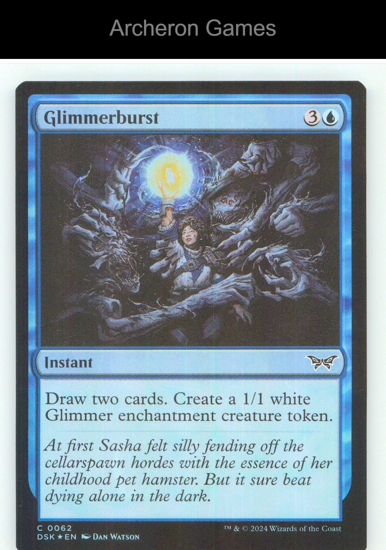 Glimmerburst DSK 62 C MTG Card NM/EX+ Foil