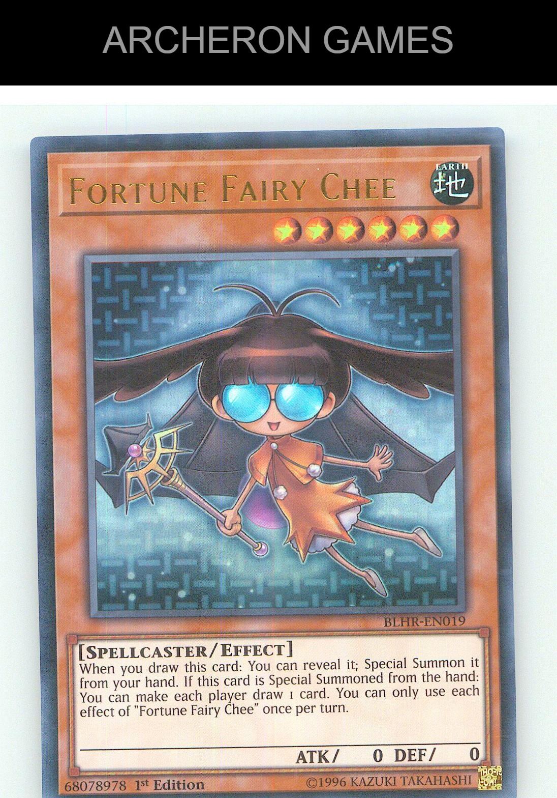 Fortune Fairy Chee Ultra Rare YUGIOH Card 1st Edition