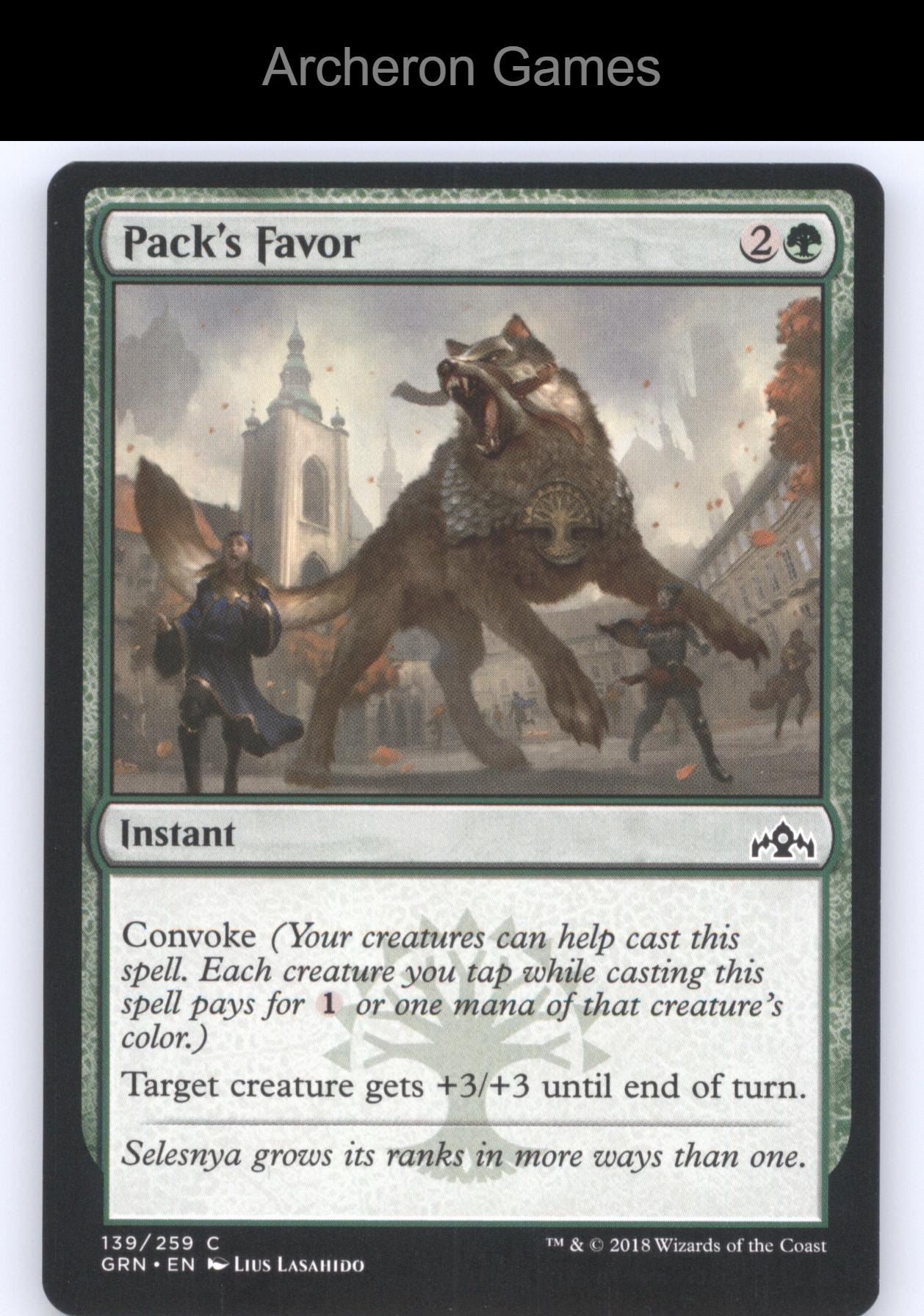 Pack's Favor 139 C MTG Card Guilds of Ravnica