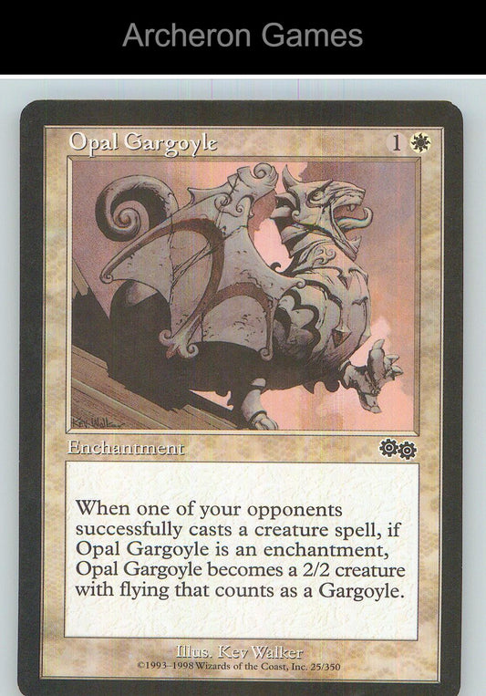 Opal Gargoyle USG 25 C MTG Card NM/EX+