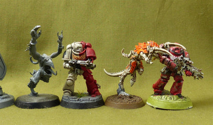 Mix of Miniatures - Space Marines Sigmar Tyranids Undead - Warhammer #CH