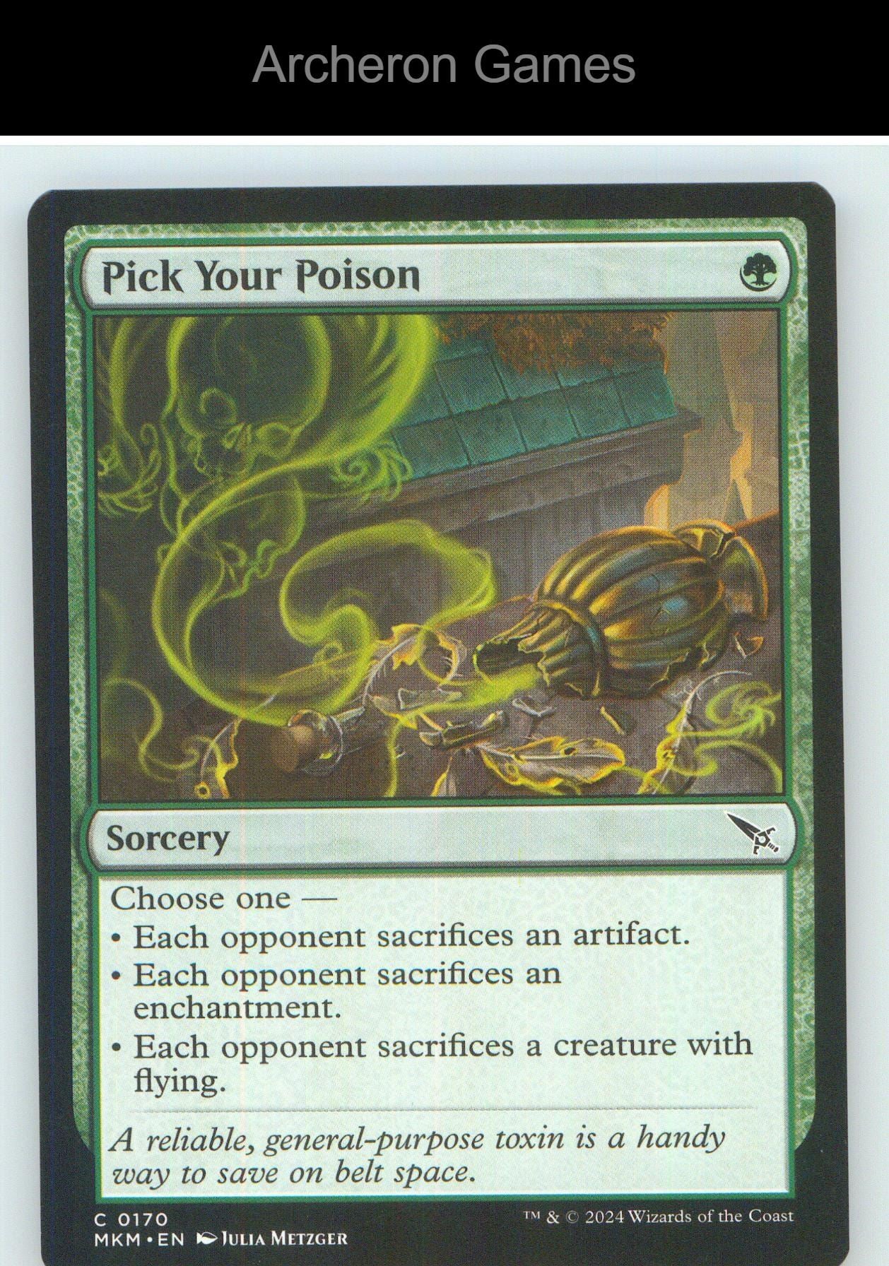 Pick Your Poison MKM 170 C MTG Card NM/EX+