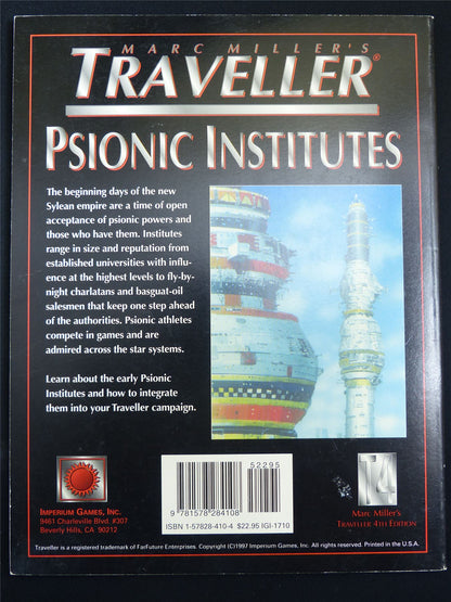 Traveller: Psionic Institutes - Roleplaying Softback #2RP