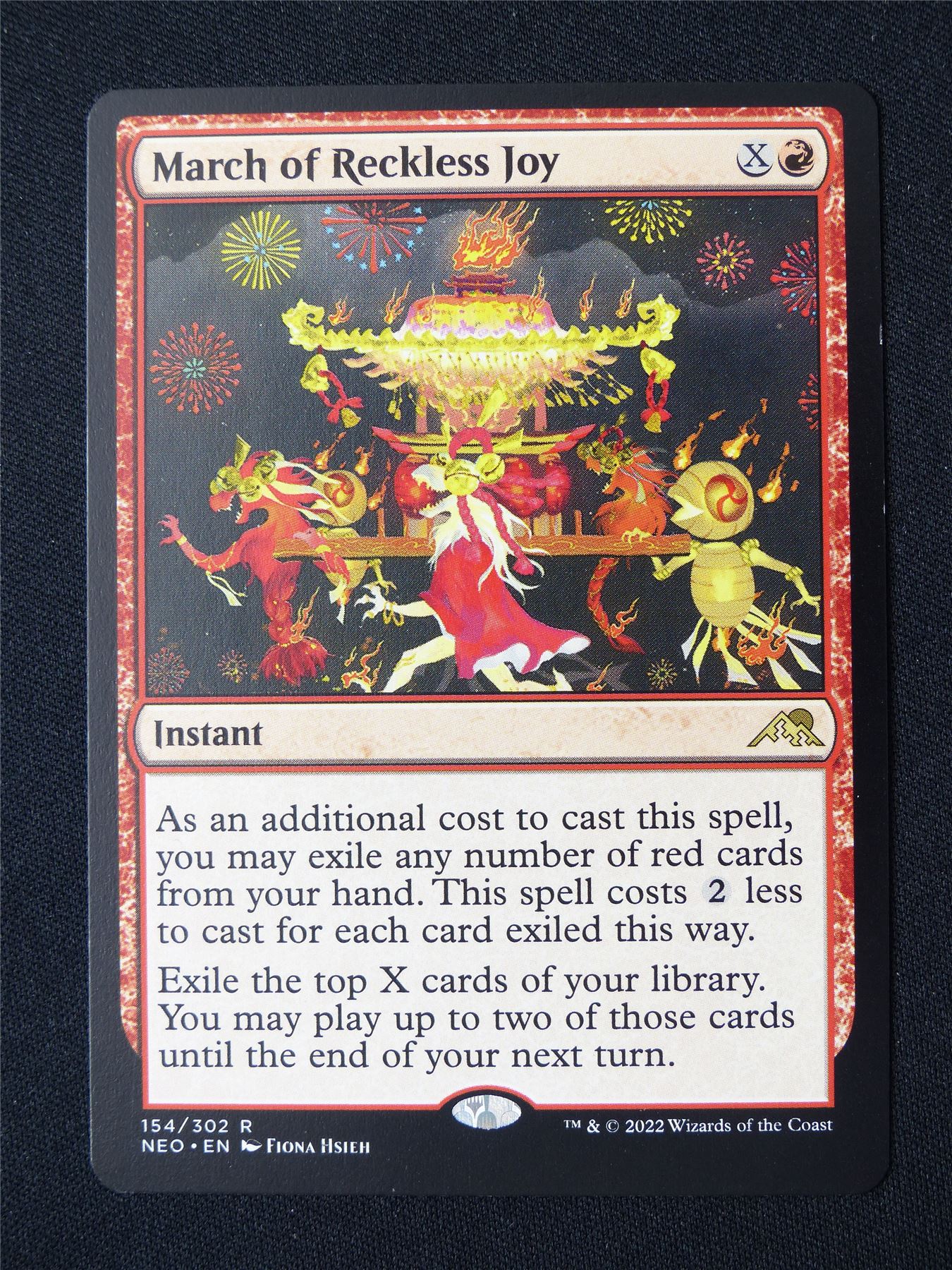 March of Reckless Joy - NEO - Mtg Card #958