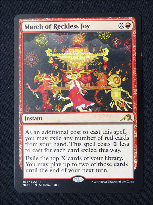 March of Reckless Joy - NEO - Mtg Card #958