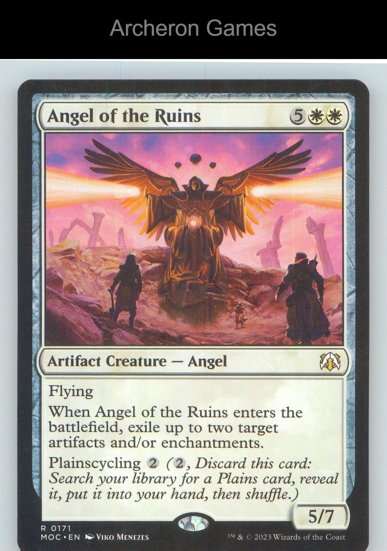 Angel of the Ruins MOC 171 R MTG Card NM/EX+
