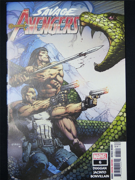 Savage AVENGERS #6 - B&B Marvel Comic #CD