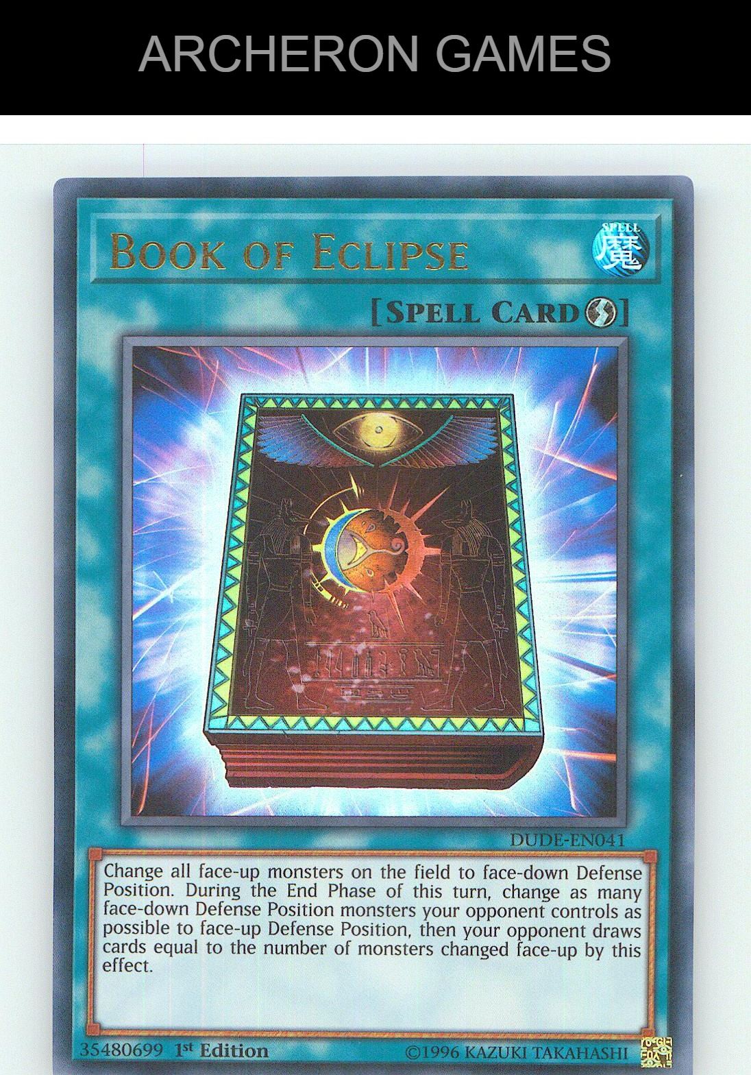 Book of Eclipse Ultra Rare YUGIOH Card 1st Edition