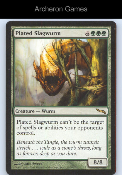 Plated Slagwurm 127 R MTG Card Mirrodin