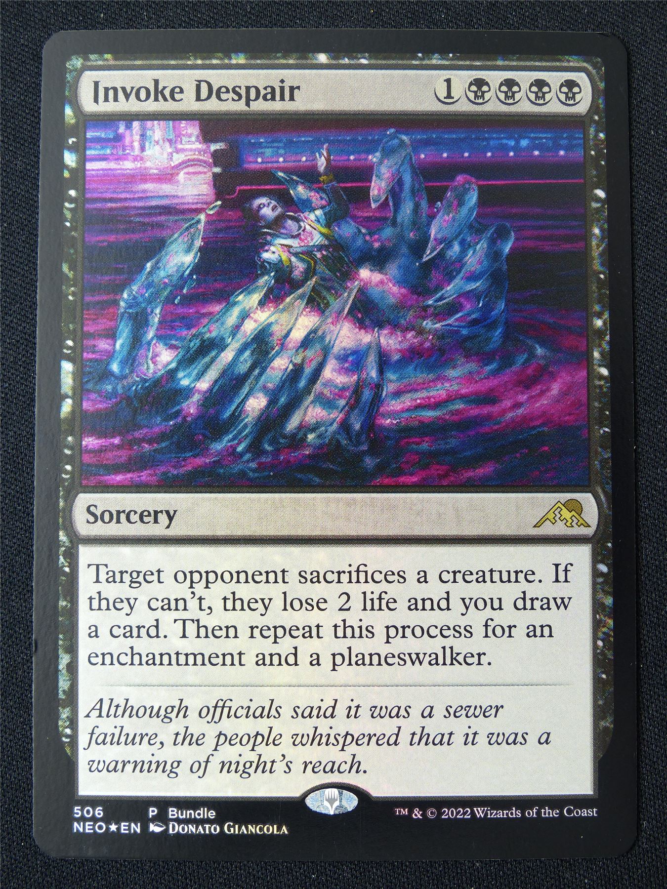 Invoke Despair Promo Foil - NEO - Mtg Card #1Y0