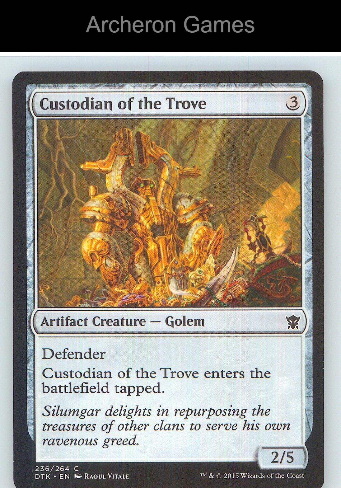 Custodian of the Trove DTK 236 C MTG Card NM/EX+