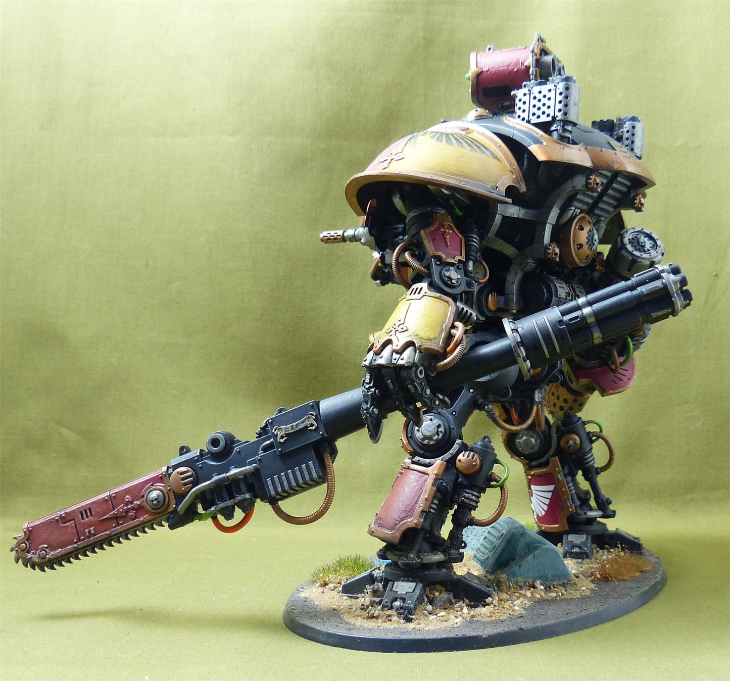 Knight Errant painted - Imperial Knights - Warhammer 40K #7F6