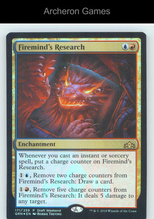 Firemind's Research GRN 171 R MTG Card NM/EX+ Foil