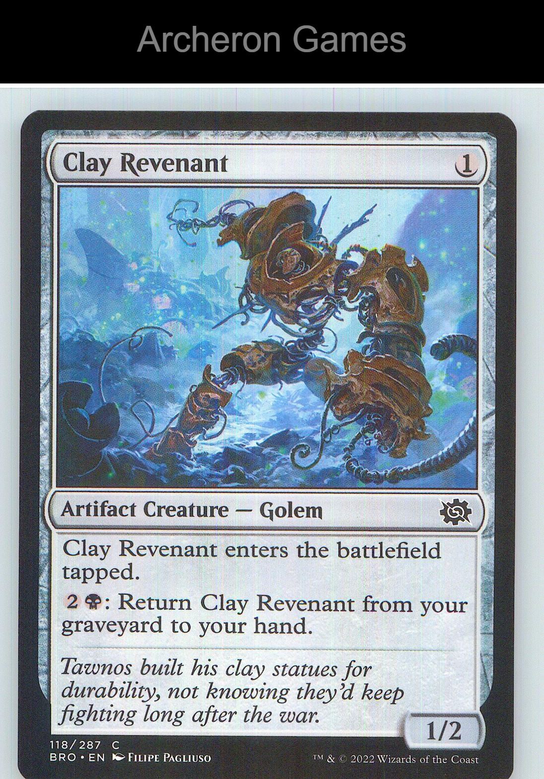 Clay Revenant BRO 118 C MTG Card NM/EX+