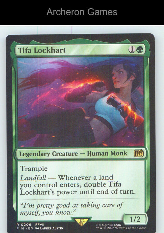 Tifa Lockhart FIN 206 R MTG Card NM/EX+