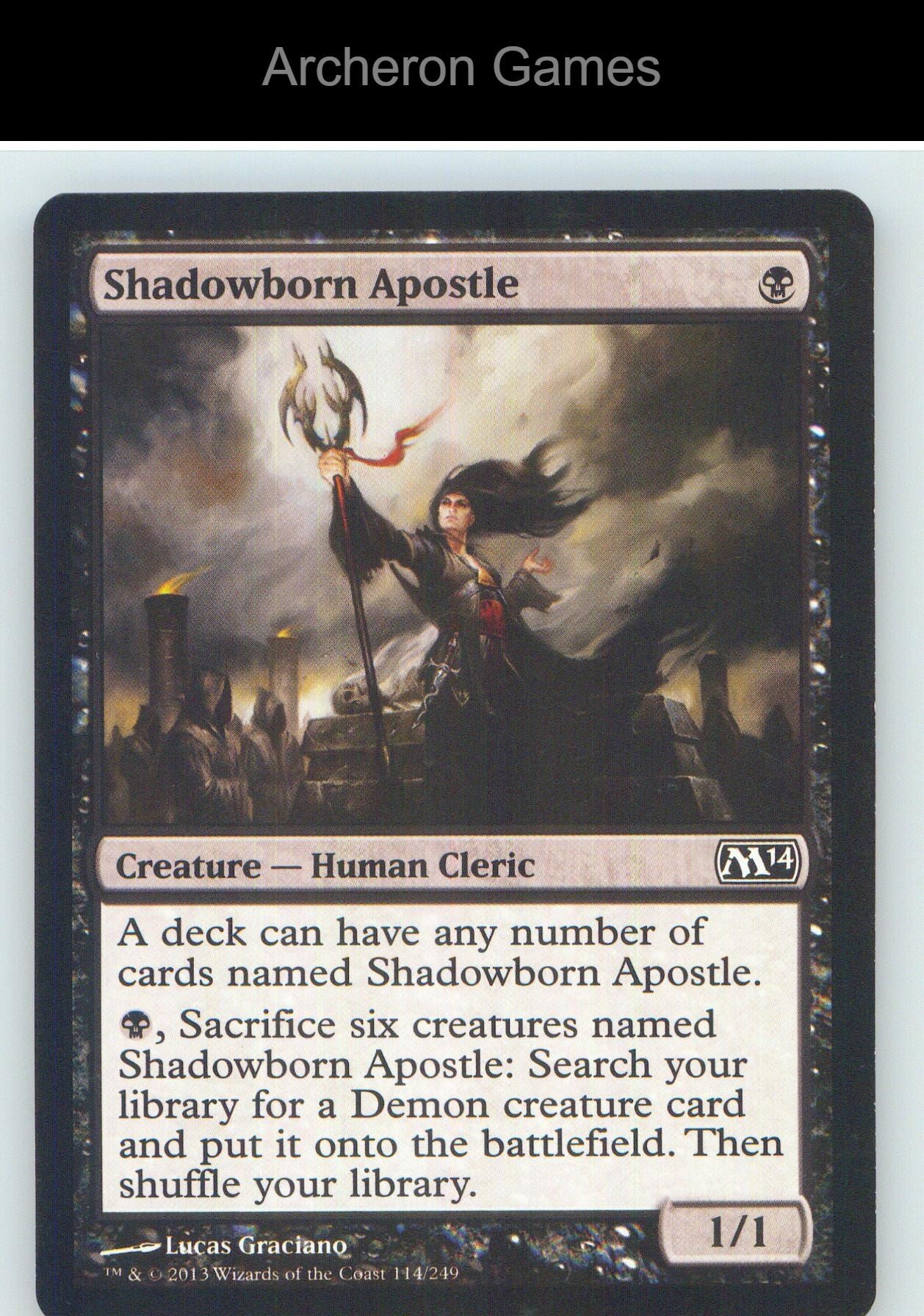 Shadowborn Apostle M14 114 C MTG Card NM/EX+