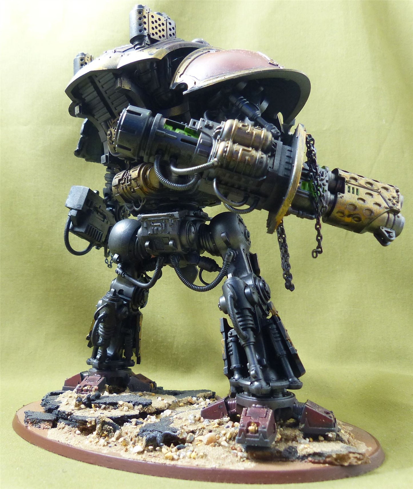 Knight Errant painted - Chaos Knights - Warhammer 40K #7UU