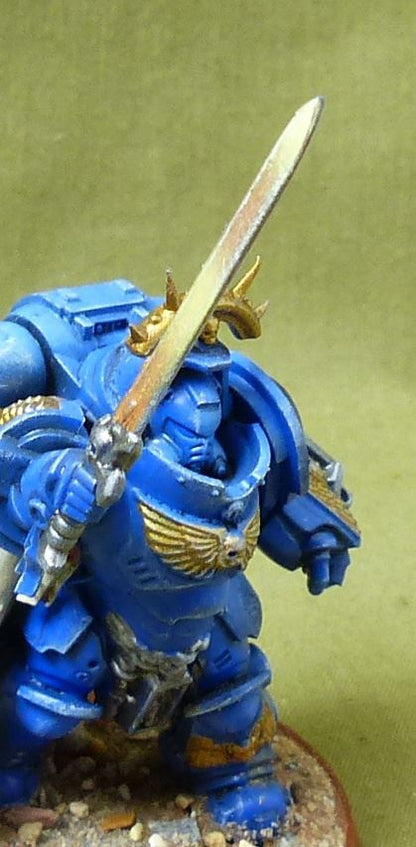 Captain in Gravis Armour painted - Space Marines - Warhammer 40K #1TY