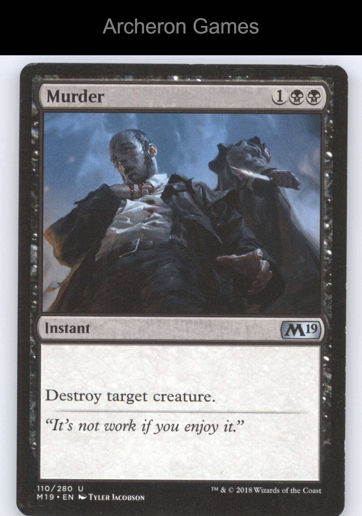 Murder 110 UC MTG Card Core Set 2019
