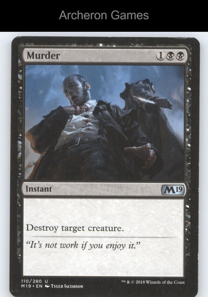 Murder 110 UC MTG Card Core Set 2019