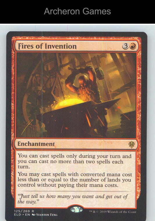 Fires of Invention ELD 125 R MTG Card NM/EX+