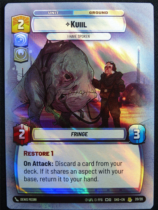 Kuiil 20/20 Promo Foil - Star Wars Unlimited Card #4VO