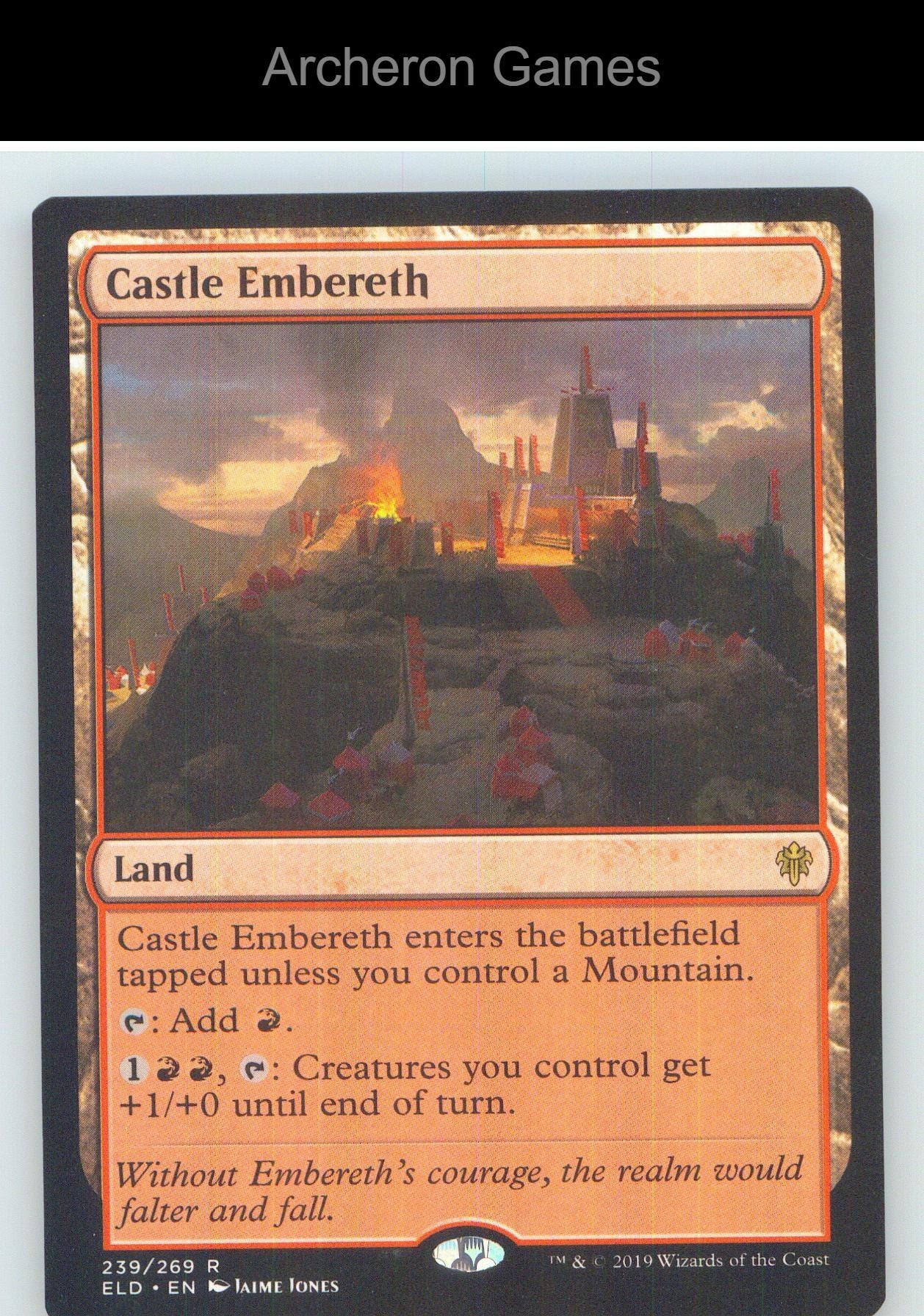 Castle Embereth ELD 239 R MTG Card NM/EX+