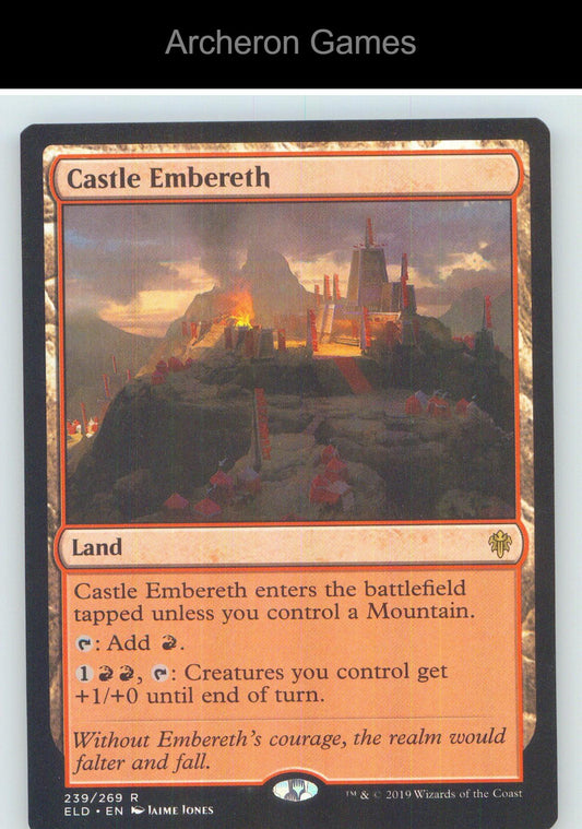 Castle Embereth ELD 239 R MTG Card NM/EX+