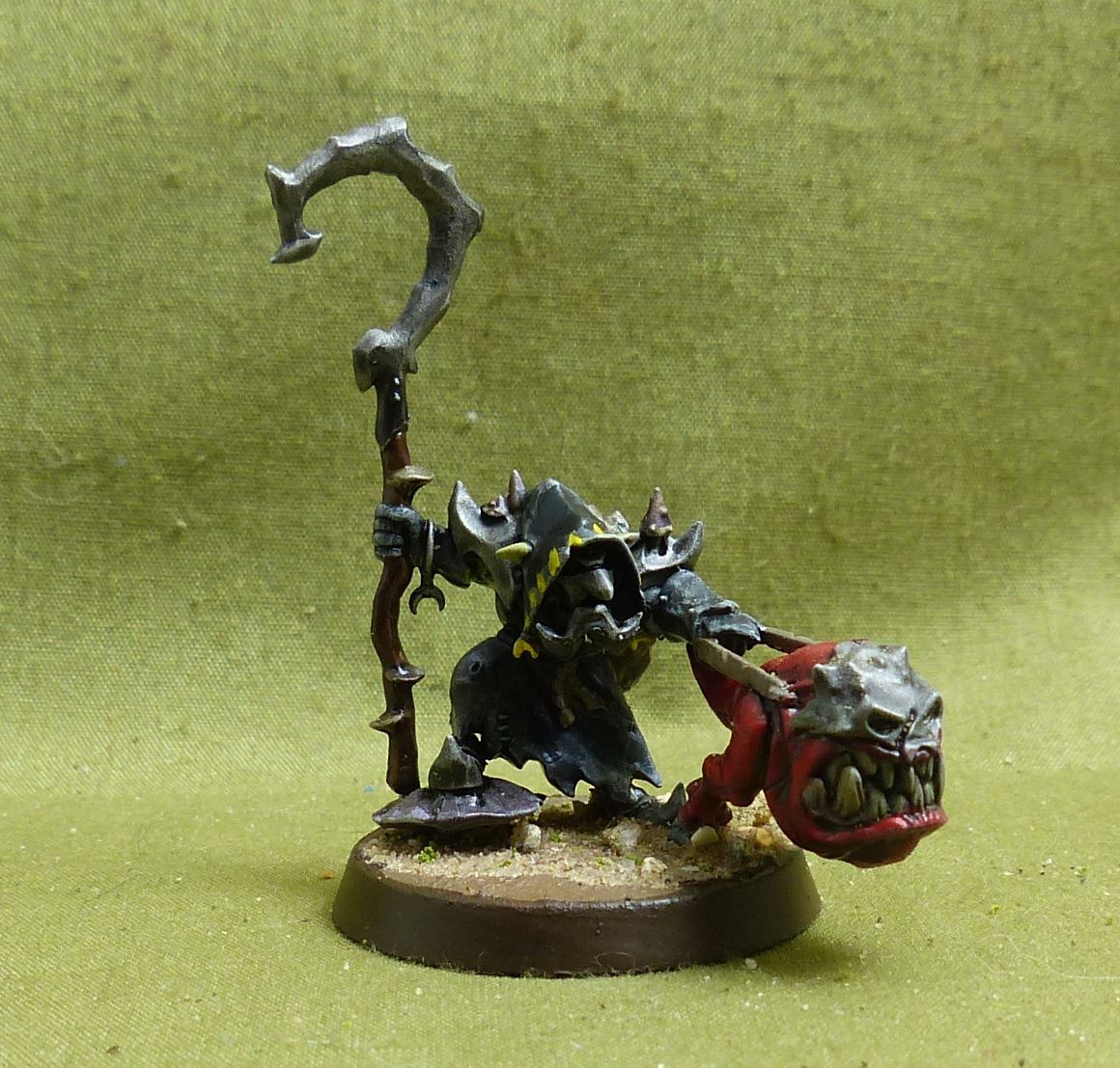 Squigboss with Gnasha-squig painted - Gloomspite Gitz - Warhammer AoS #16N