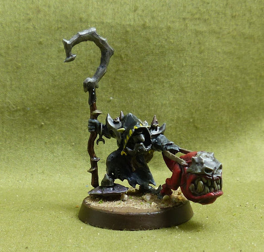 Squigboss with Gnasha-squig painted - Gloomspite Gitz - Warhammer AoS #16N
