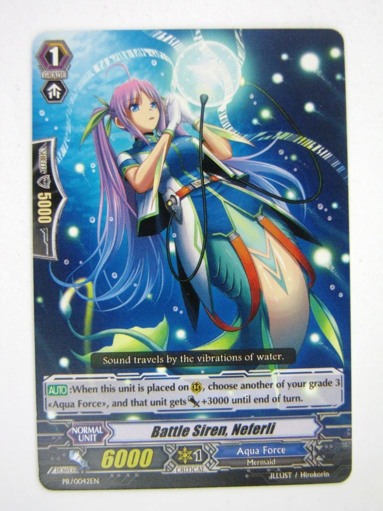 Vanguard Promo Cards: BATTLE SIREN, NEFERLI # 13I20