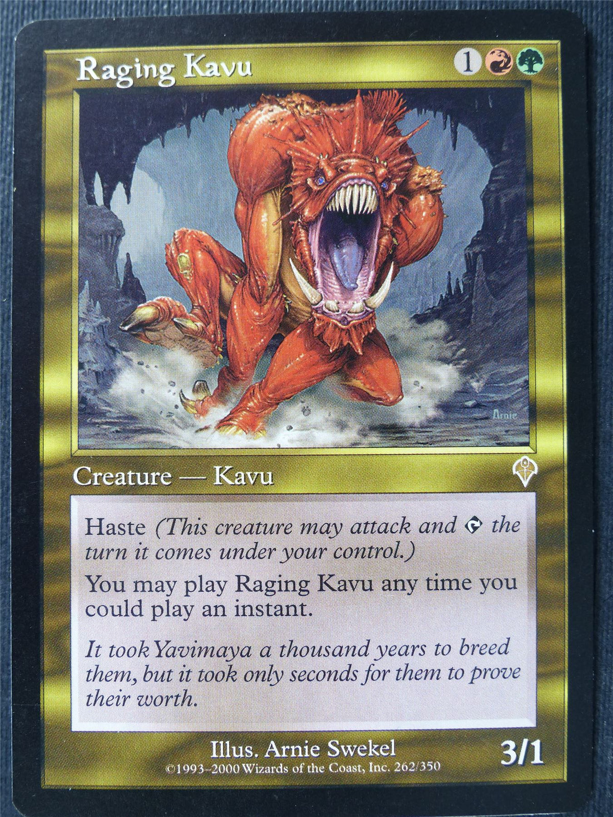 Raging Kavu - Mtg Card #22Z