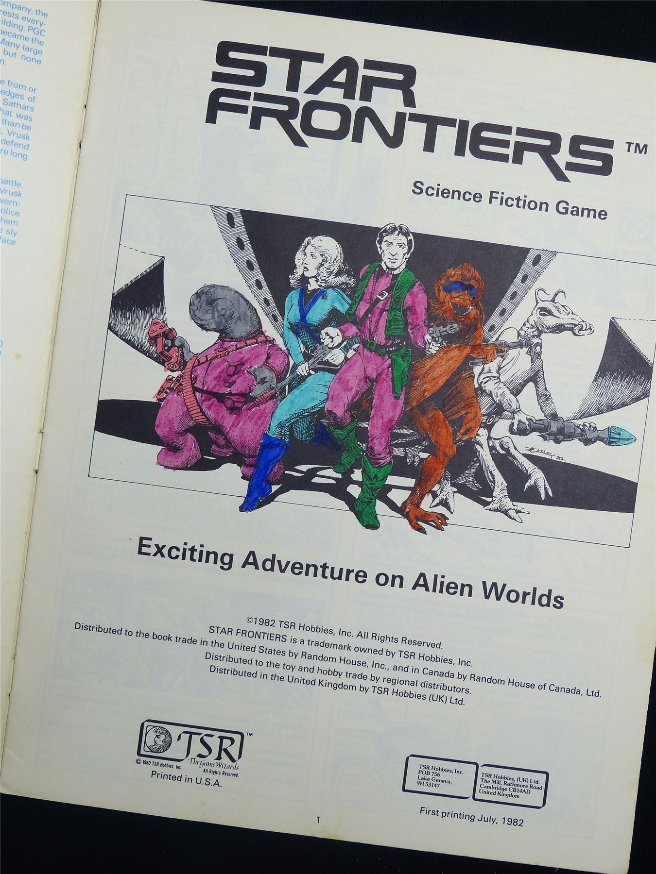 Star Frontiers: Alpha Dawn Basic Game Rules - Roleplay Booklet #2S4