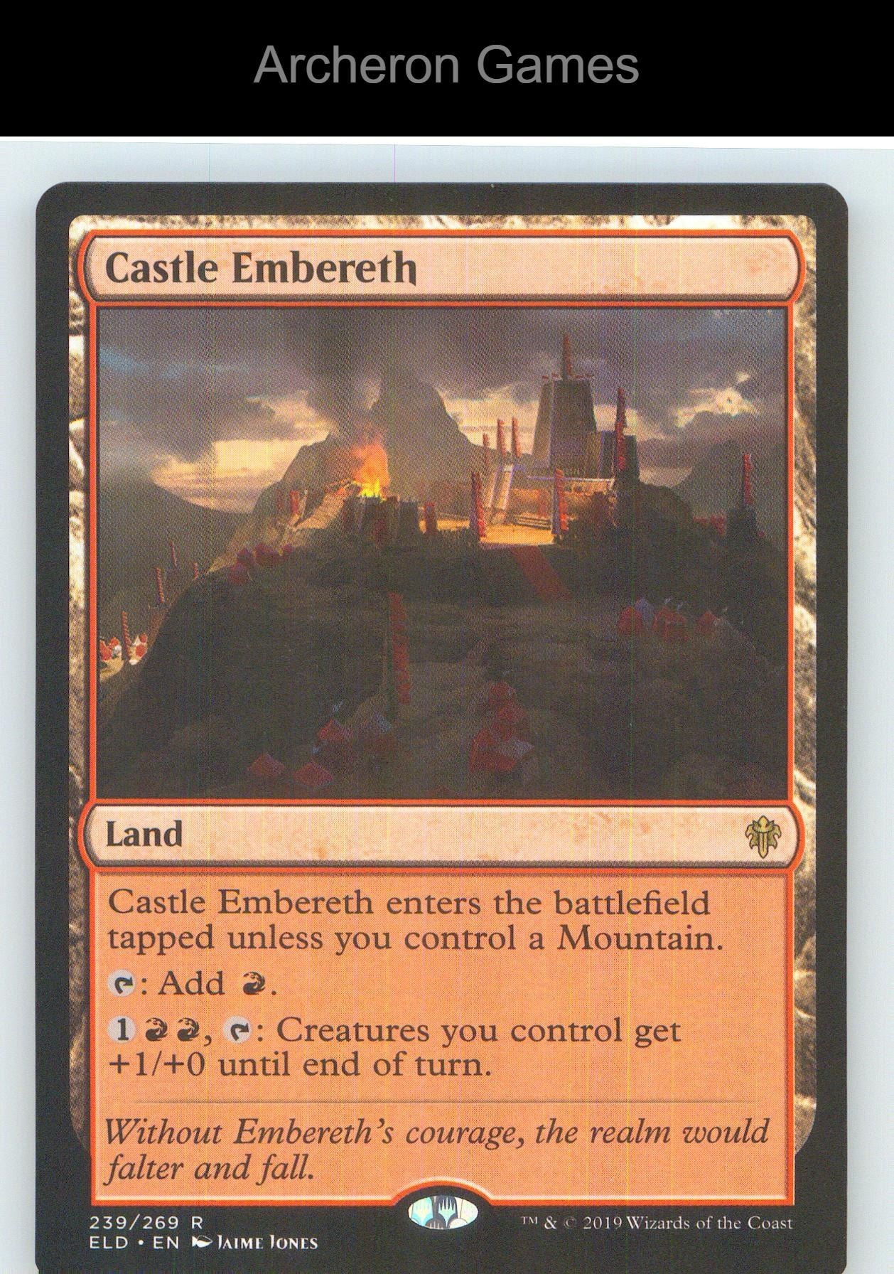 Castle Embereth ELD 239 R MTG Card NM/EX+
