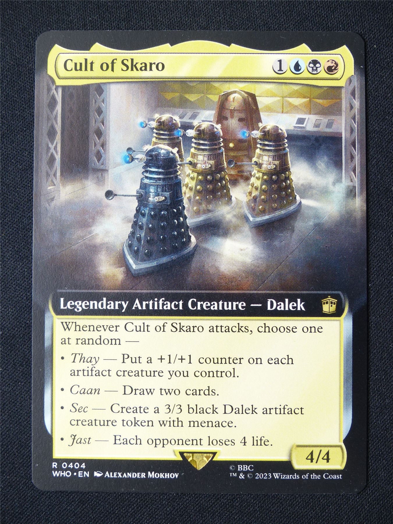 Cult od Skaro Extended Art - WHO - Mtg Card #34M