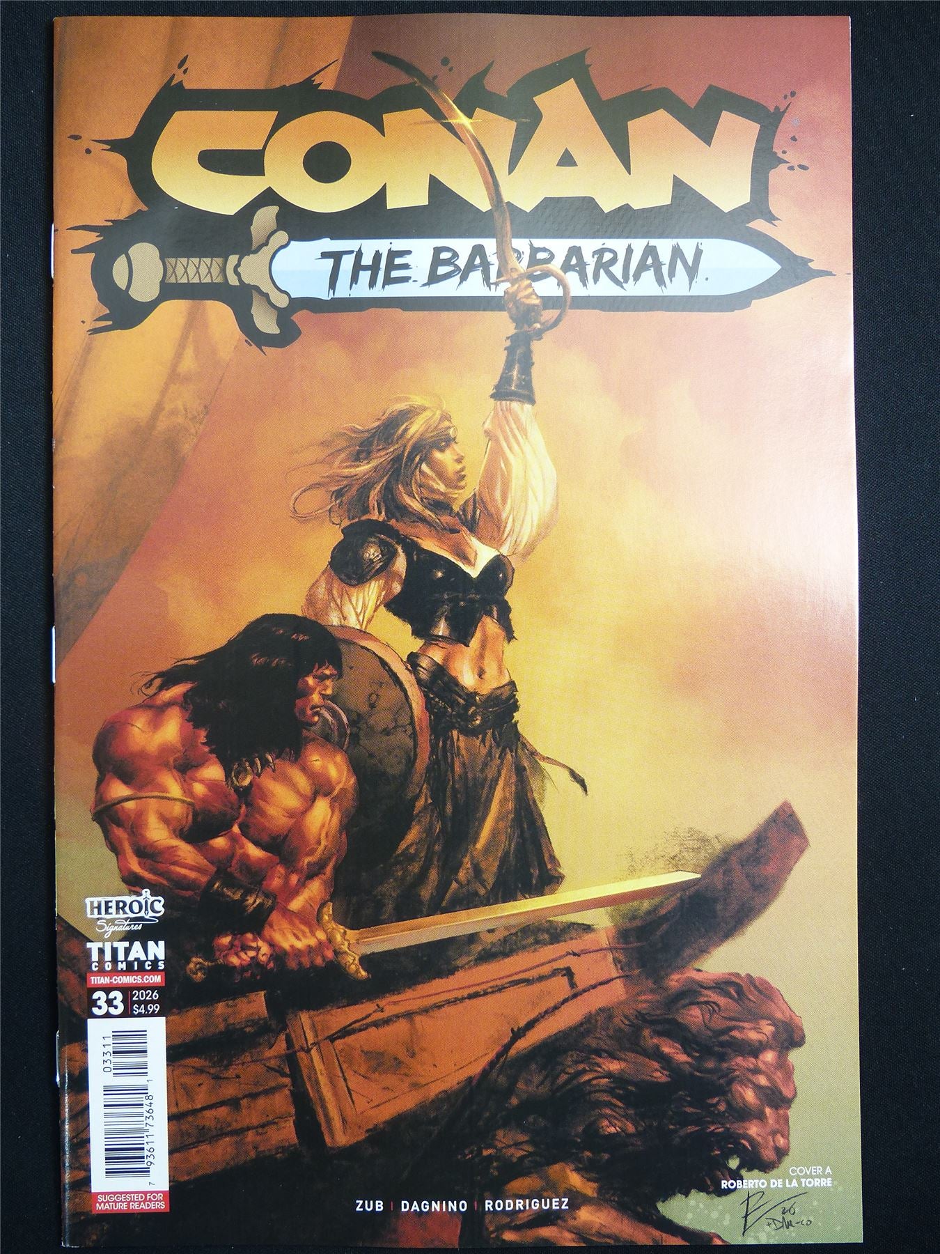 CONAN the Barbarian #33 Cvr A - Aug 2026 Titan Comic #2ZR