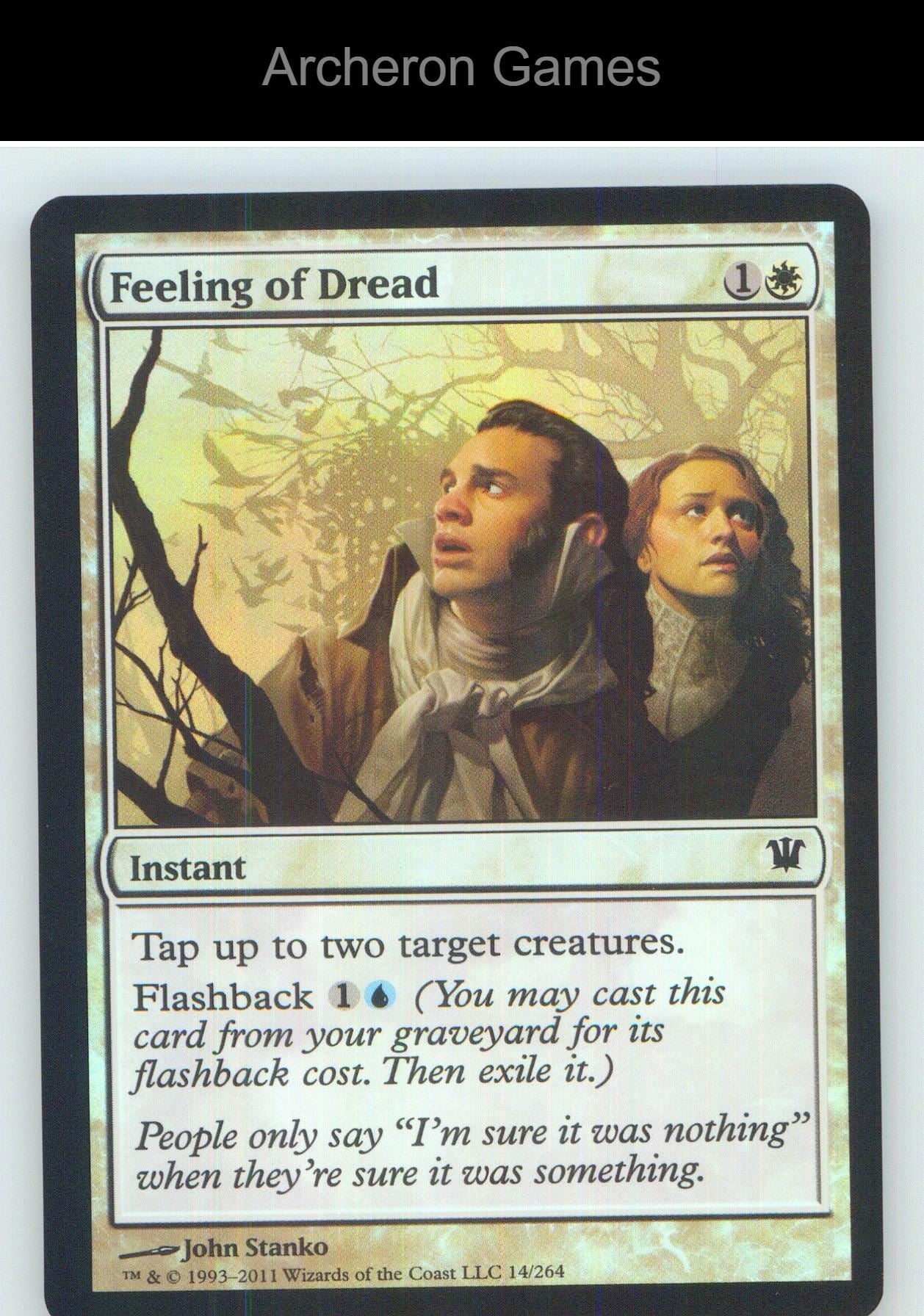 Feeling of Dread ISD 14 C MTG Card NM/EX+ Foil