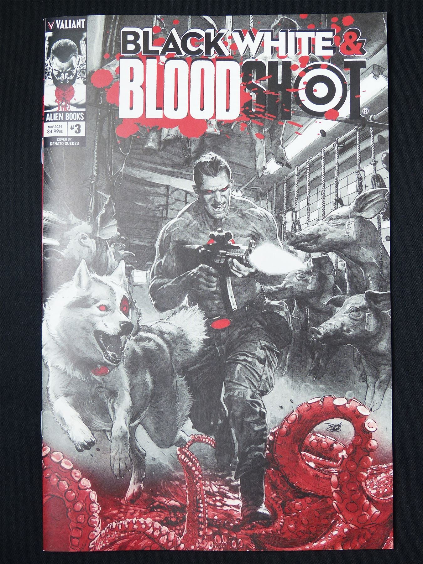 Black White BLOODSHOT #3 - Nov 2024 Valiant Comic #482
