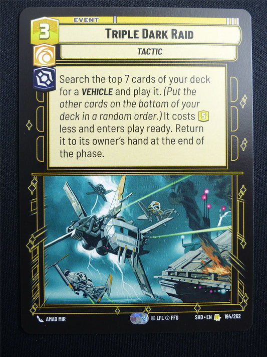 Triple Dark Raid 194/262 - Star Wars Unlimited Card #4IO