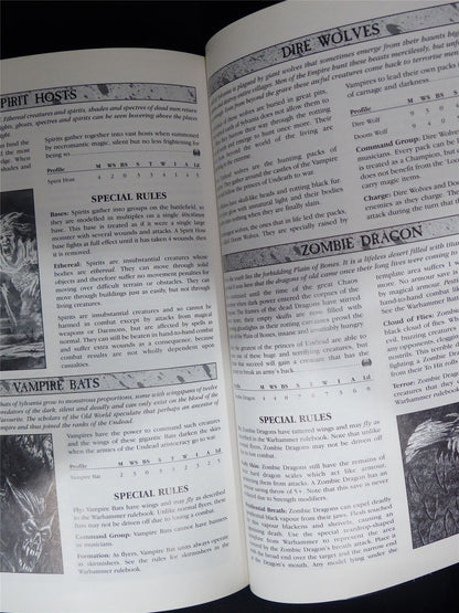 Warhammer Armies: Vampire Counts 5th Edition Softback 1999 - Warhammer Old World #1HB