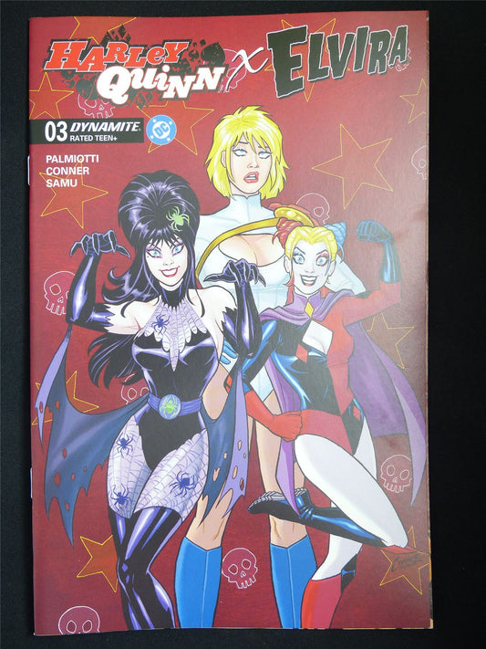 HARLEY Quinn x Elvira #3 - Dec 2025 Dynamite DC Comic #HG