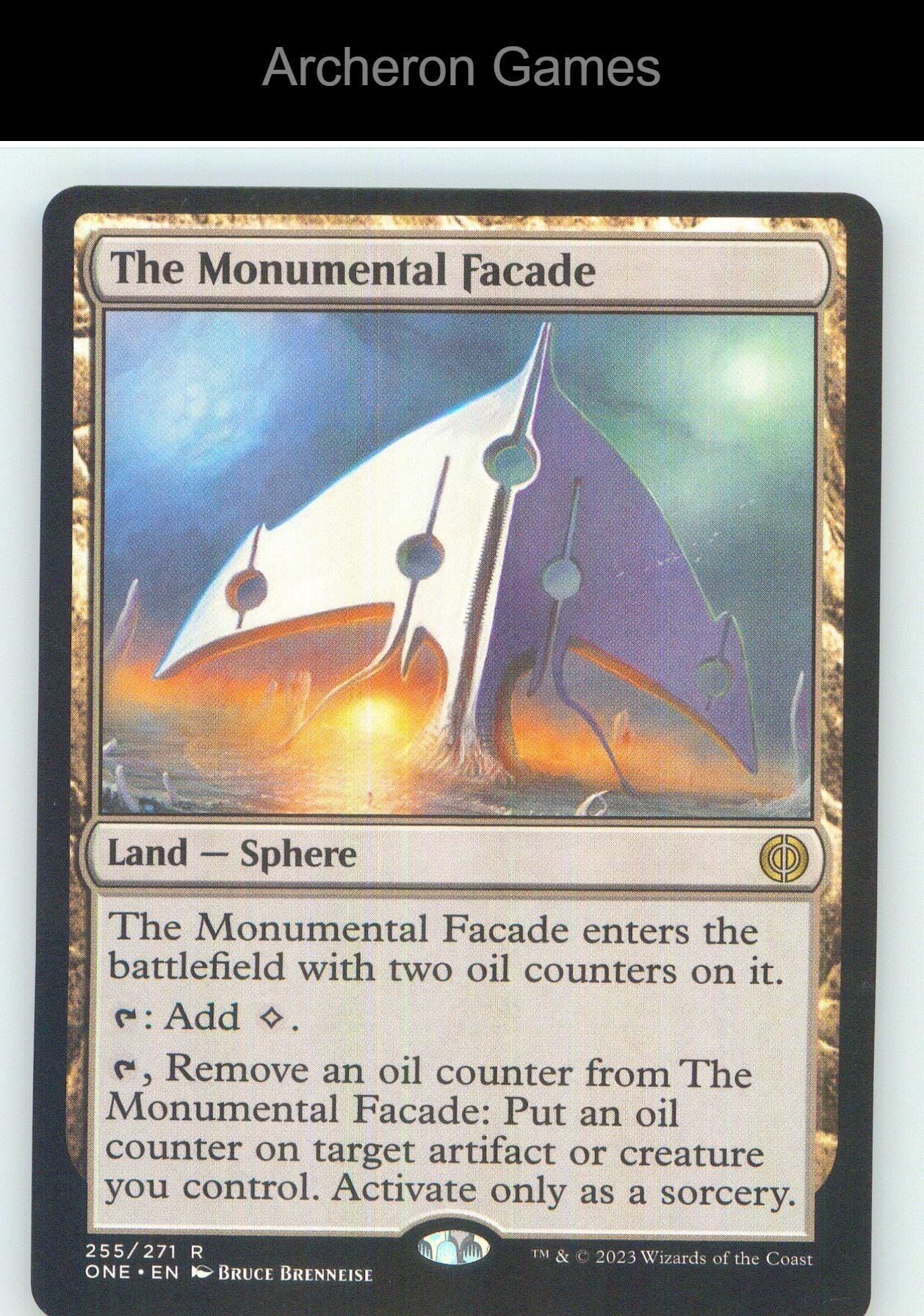 The Monumental Facade ONE 255 R MTG Card NM/EX+