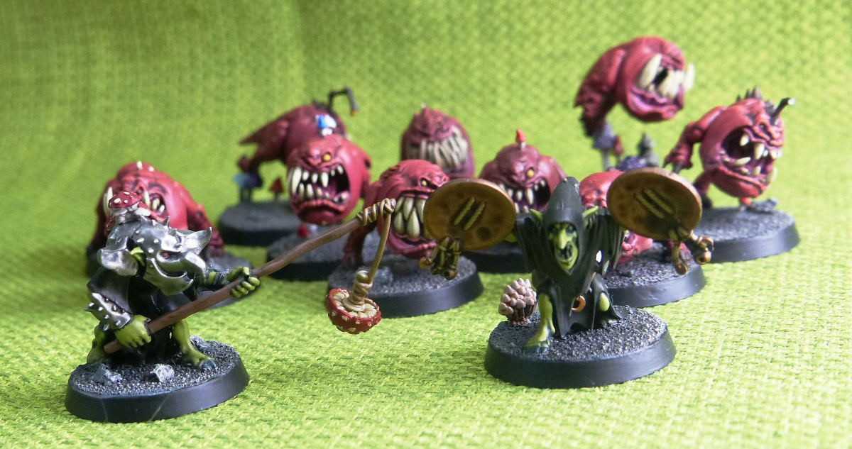 Gllomspite Gitz - Squig Herd and Herders Painted - Warhammer AoS 40k #AX