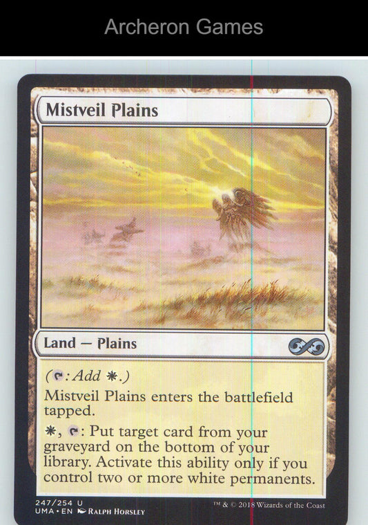 Mistveil Plains UMA 247 UC MTG Card NM/EX+