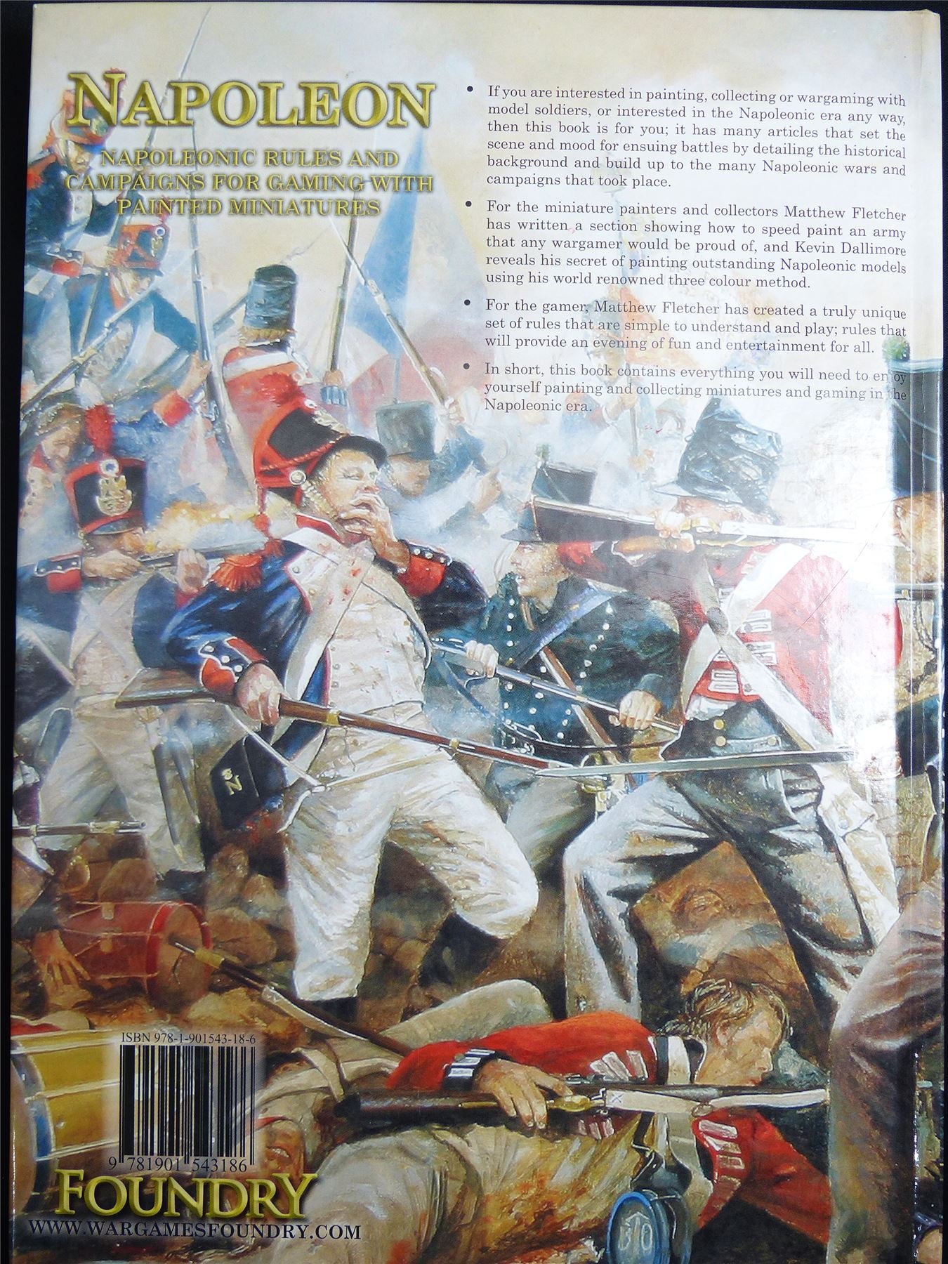 Napoleon Miniatures Rules by Matthew Fletcher - Rulebook Hardback #1WA