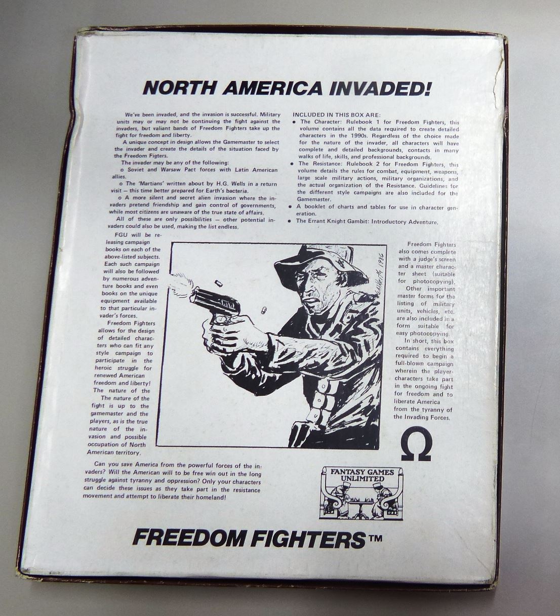 Freedom Fighters Roleplaying game - Fantasy Games Unlimited #5V