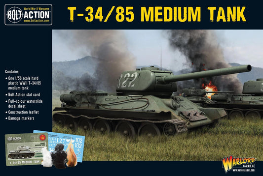 T-34/85 Medium Tank - Bolt Action